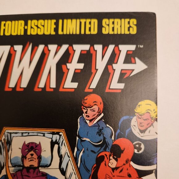 Hawkeye #4 (1983) Marvel Comics, Marriage to Mockingbird, Newstand, NM - Picture 4 of 14